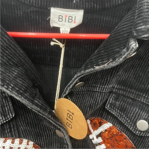 BiBI Football Sequin corduroy Jacket - Picture 4 of 5